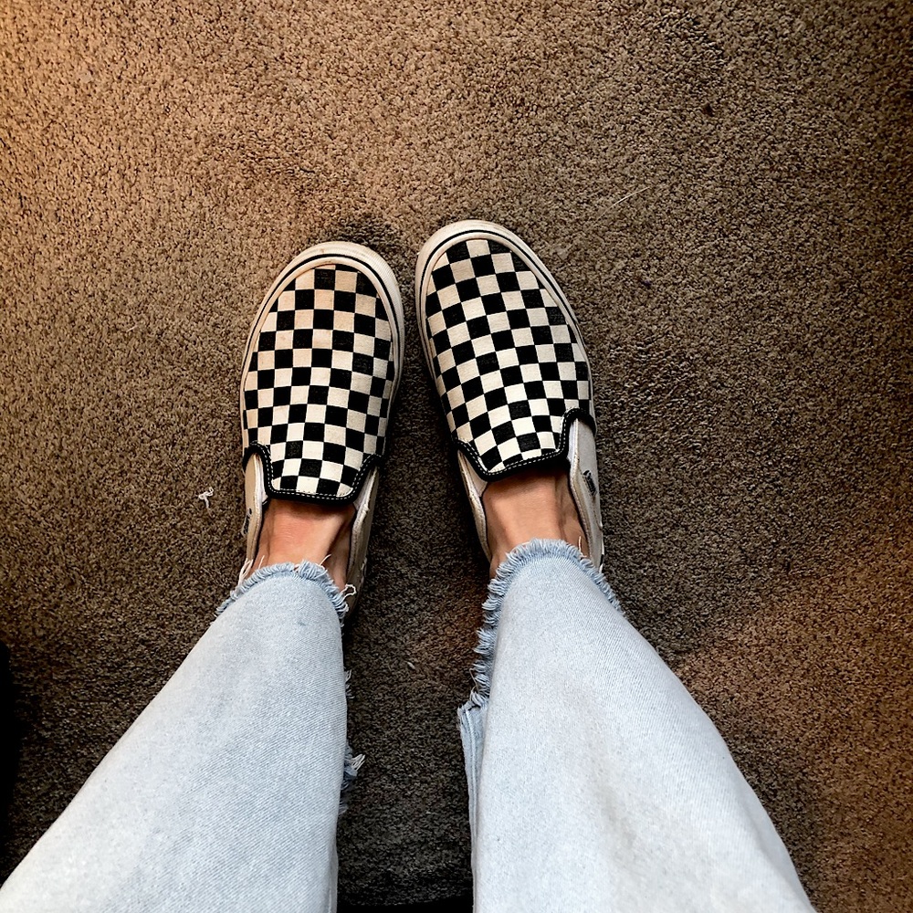 Checkered Vans